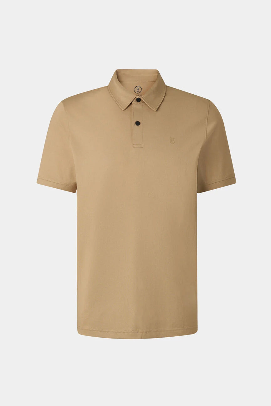 bogner timo muska polo majica tamno kamel