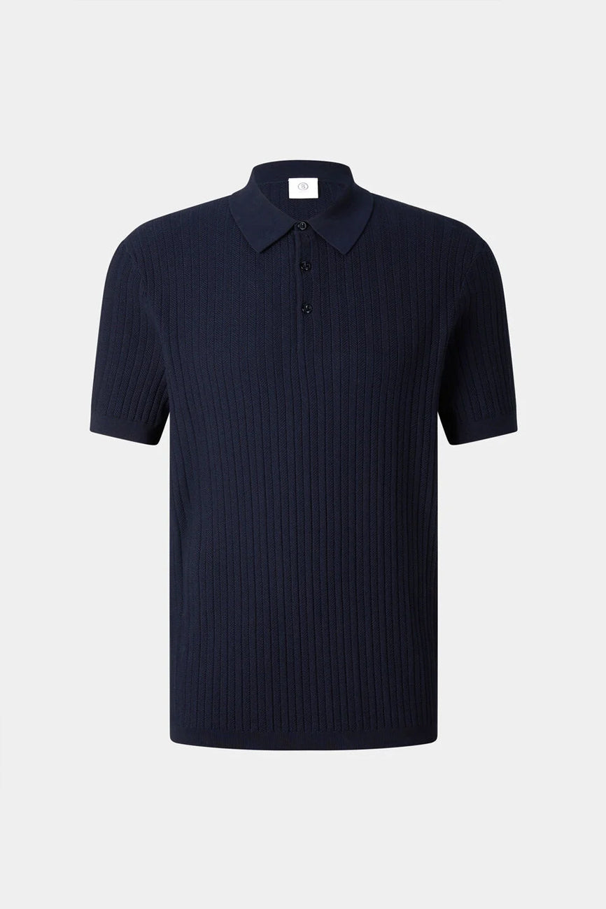 bogner tobias muska polo majica teget