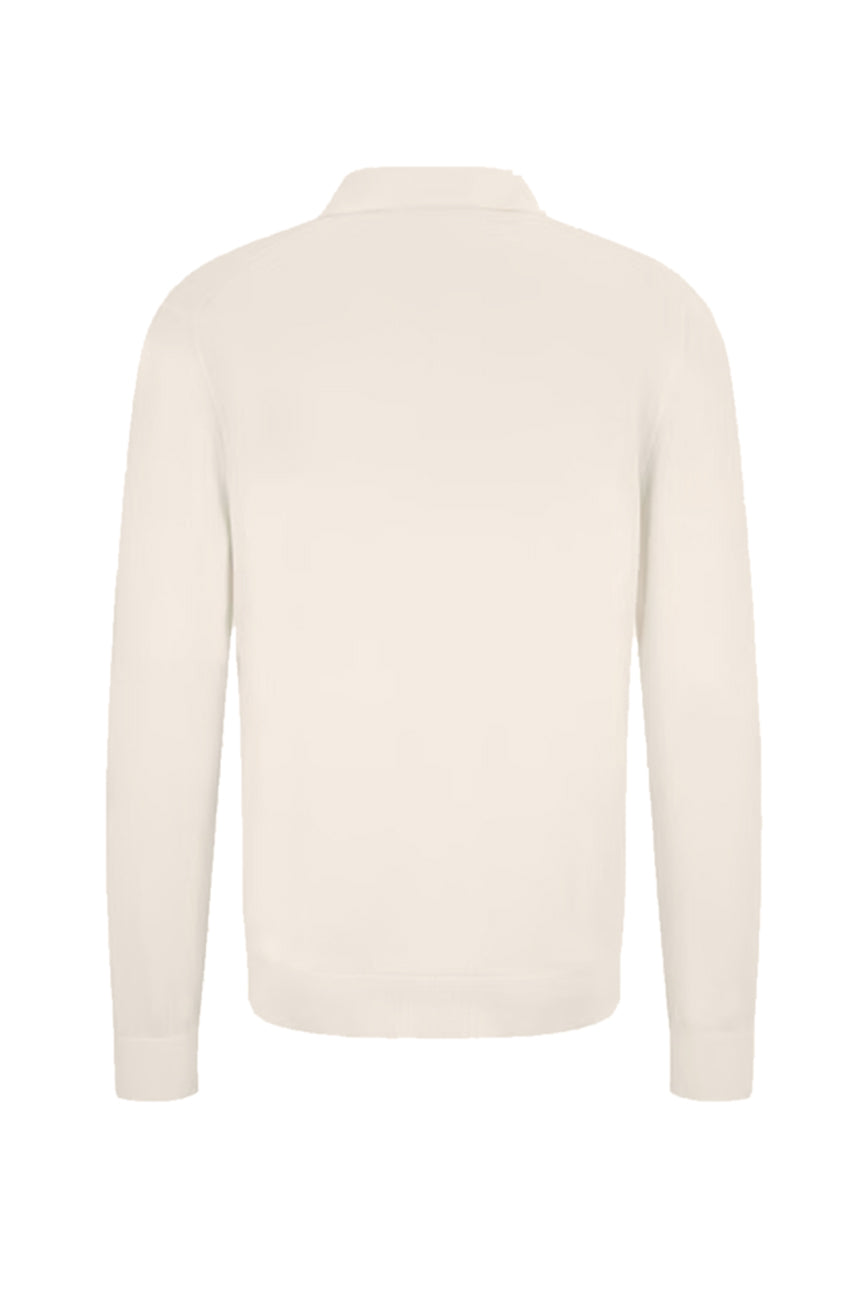 gran sasso muska pletena polo majica dugih rukava bez