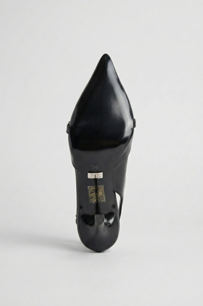 paciotti 4us zenske stikle sa otvorenom petom na stiklu crna