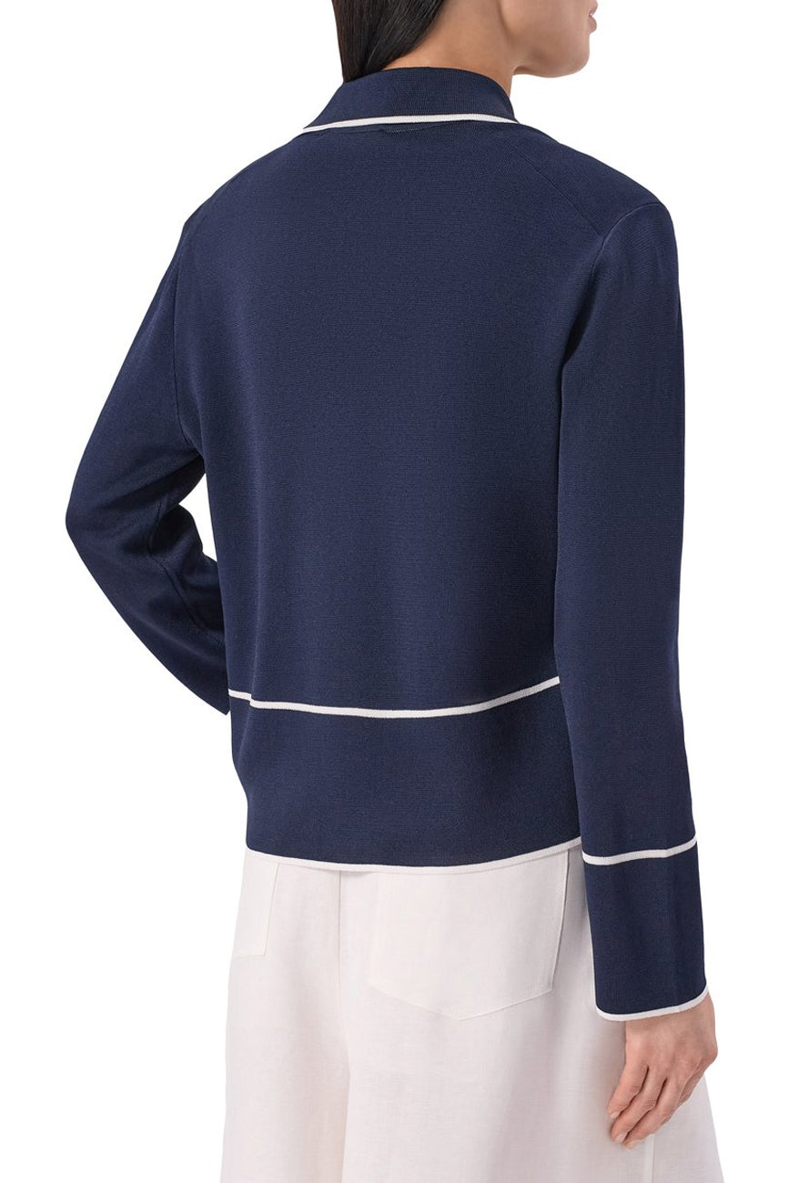 gran sasso zenski pleteni kardigan teget