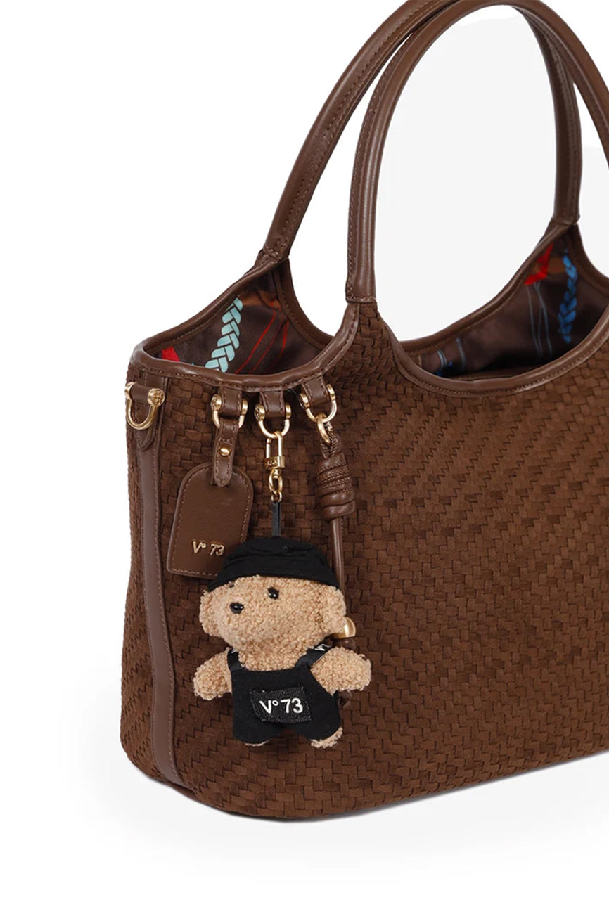 V73 Zelda ženska shopper torba braon