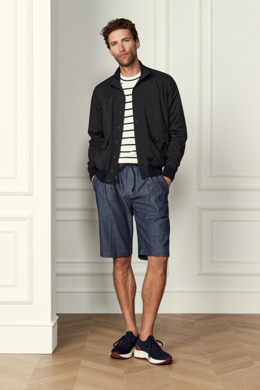 gran sasso muske pletene patike teget