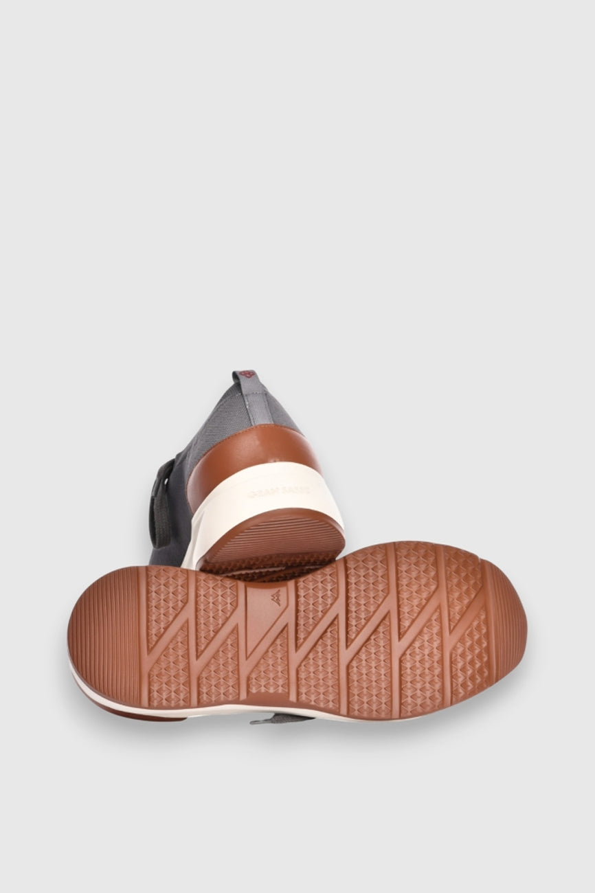 gran sasso muske pletene patike tamno siva