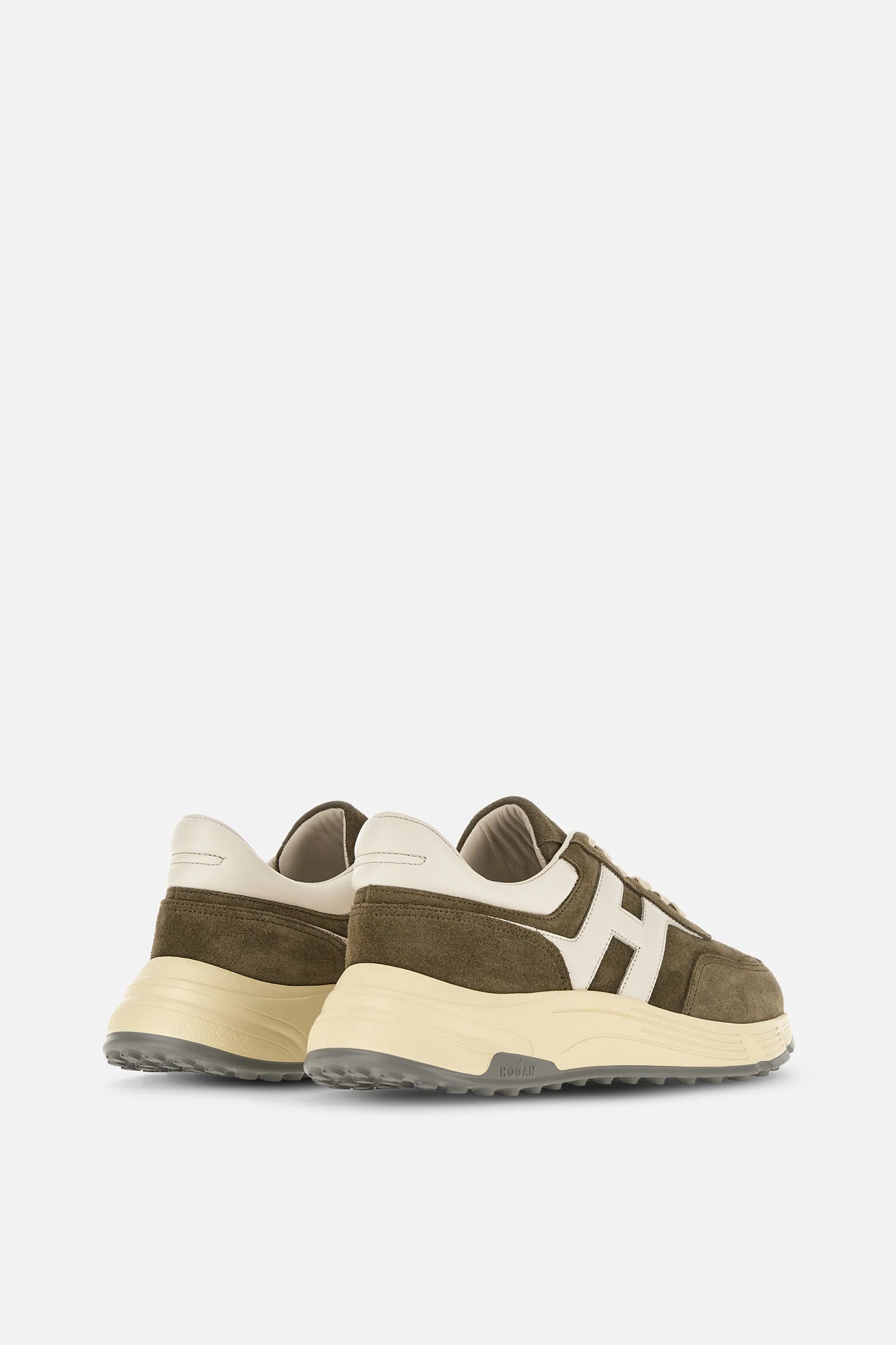 hogan muske kozne patike zelena boja