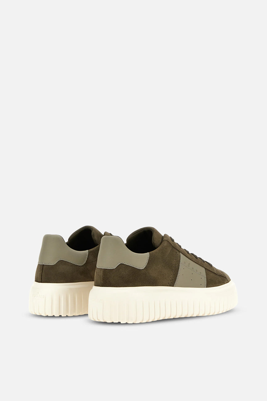 hogan h stripes muske kozne patike zelena