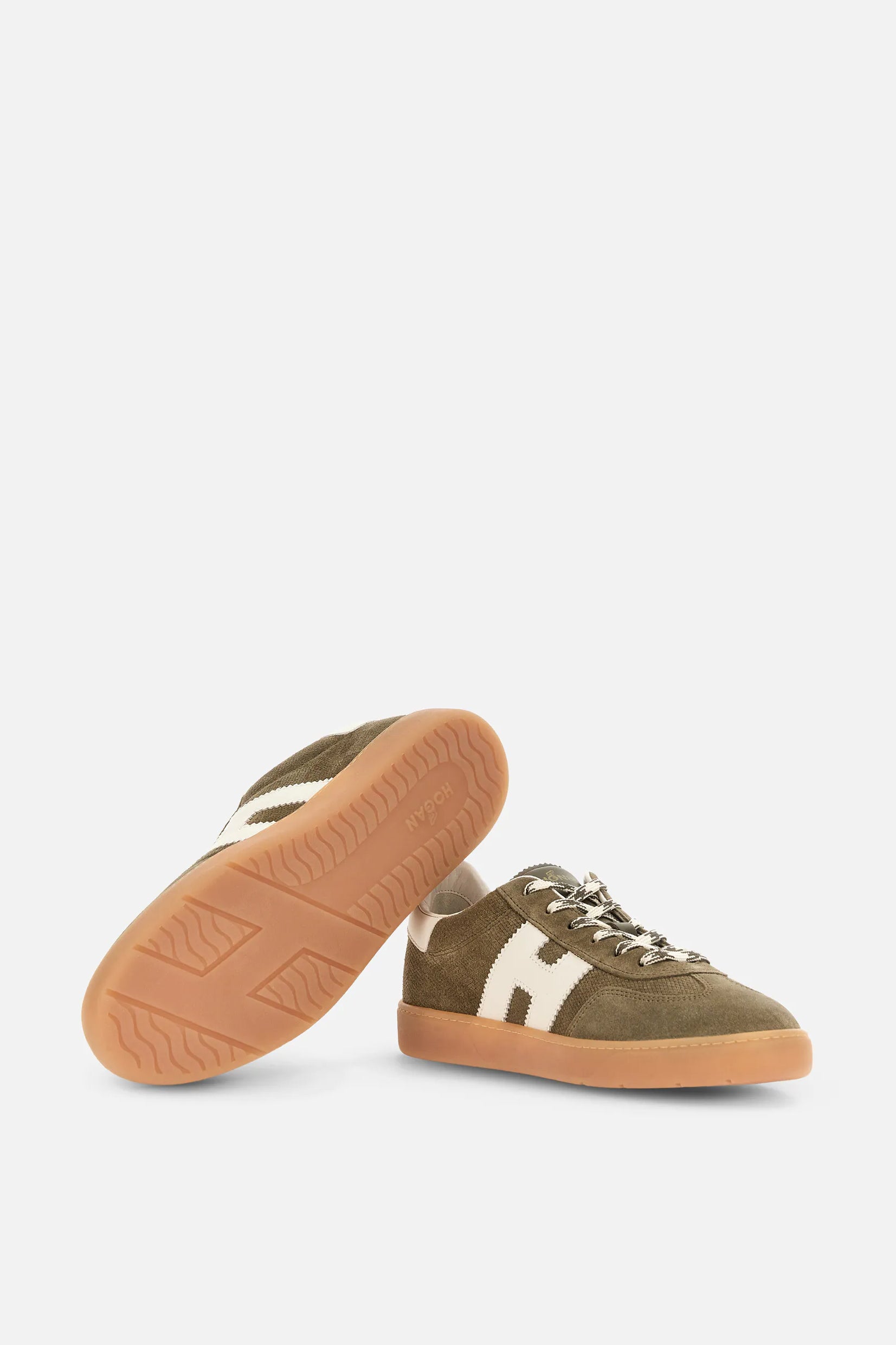 hogan muske kozne patike zelena boja