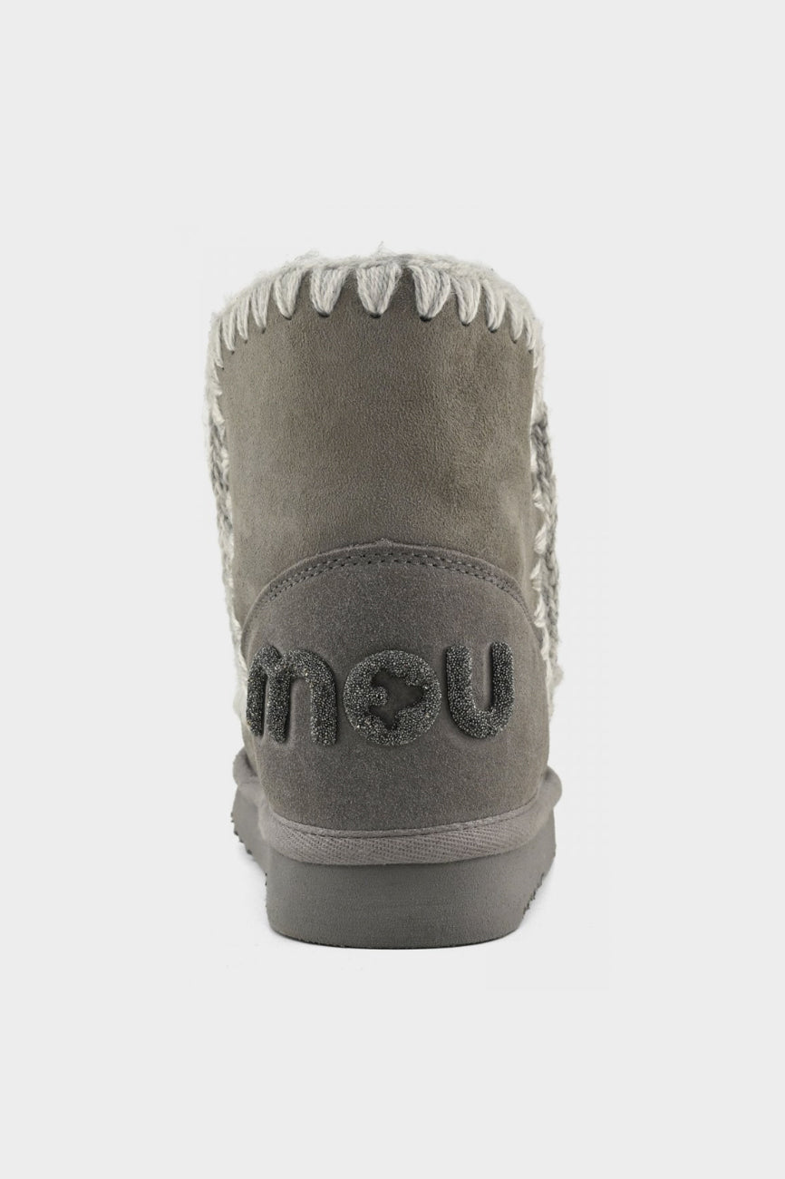 MOU Eskimo 18 Glitter ženske čizme siva