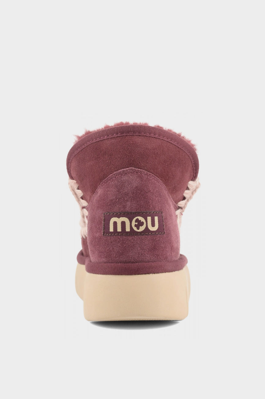 MOU Eskimo Bounce ženske kožne čizme bordo