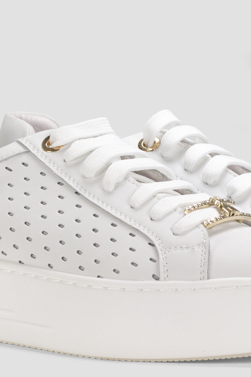 patrizia pepe kozne zenske patike bela