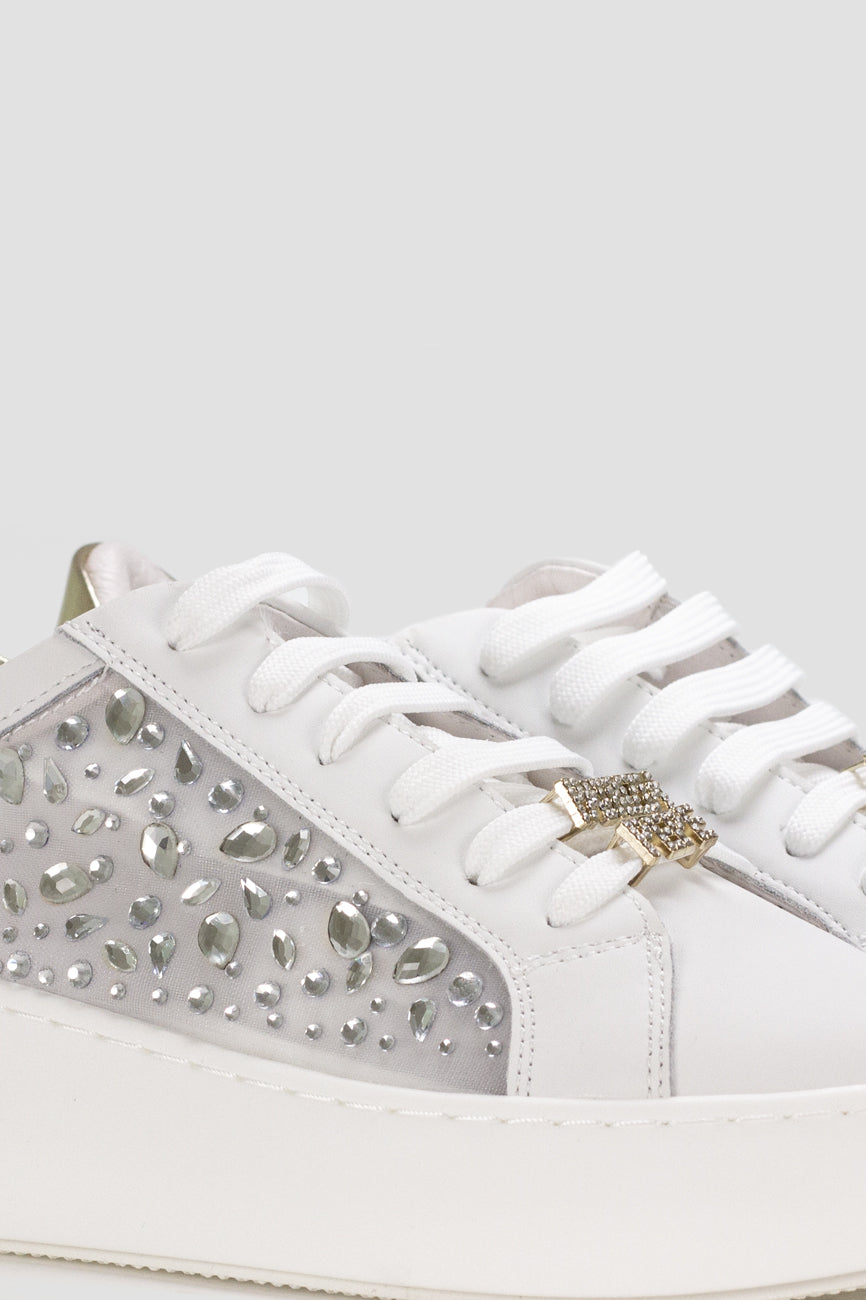 patrizia pepe kozne zenske patike bela