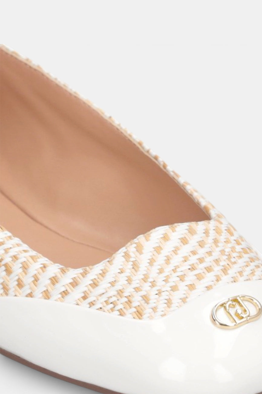 liu jo brigitte 03 zenske baletanke bela