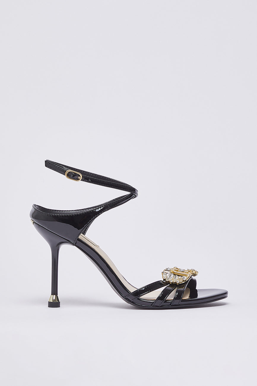 liu jo tracy 03 zenske sandale na stiklu crna
