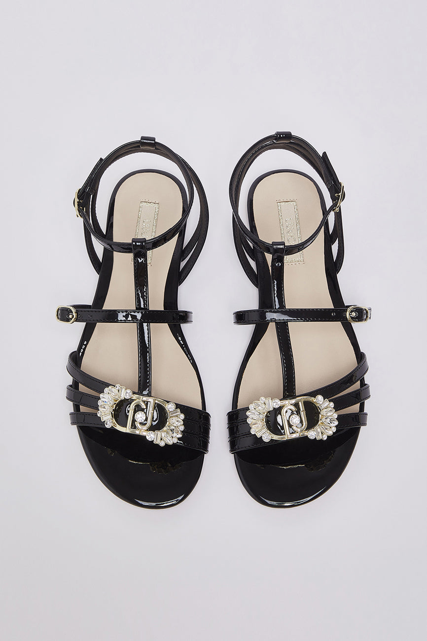 liu jo sandy 08 zenske sandale crna