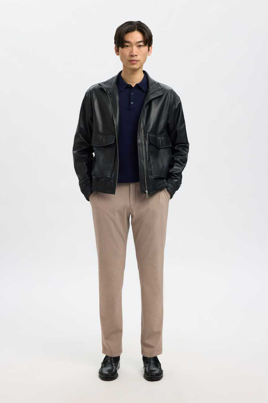 selected muske elegantne pantalone bez