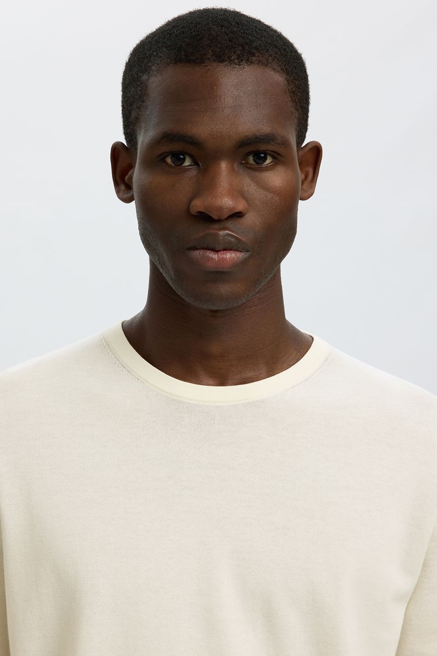 selected muska pletena majica bez