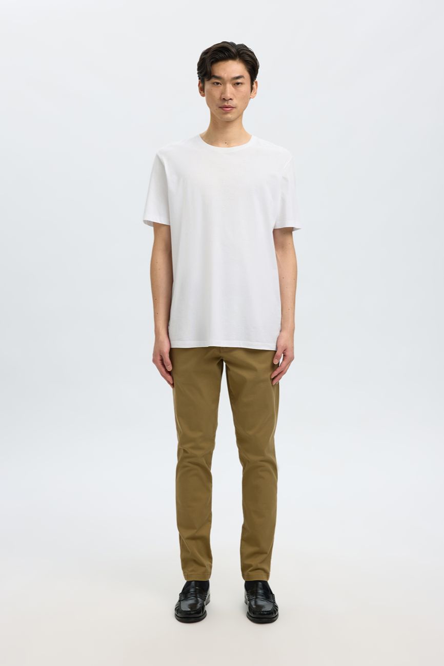 selected muska basic majica bela