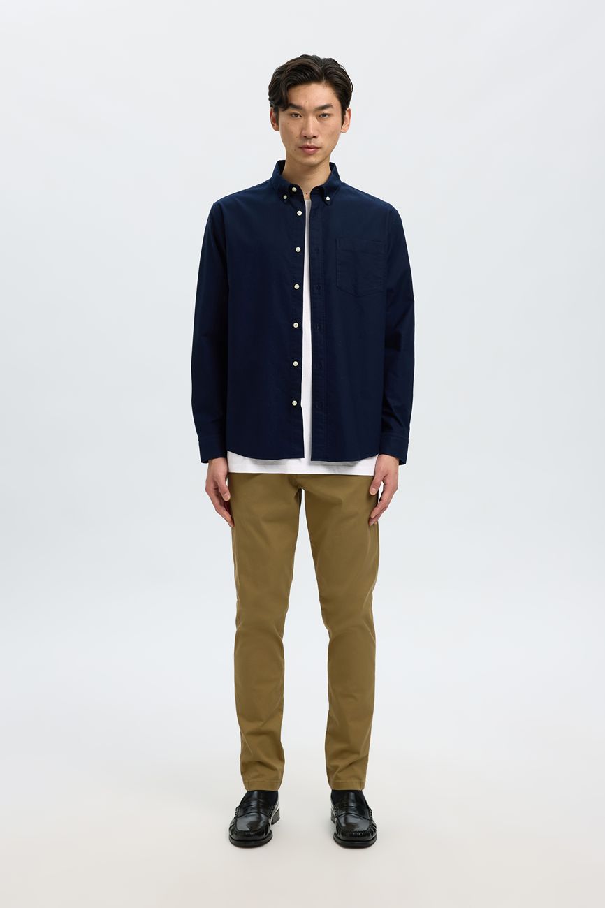 selected muska basic majica bela