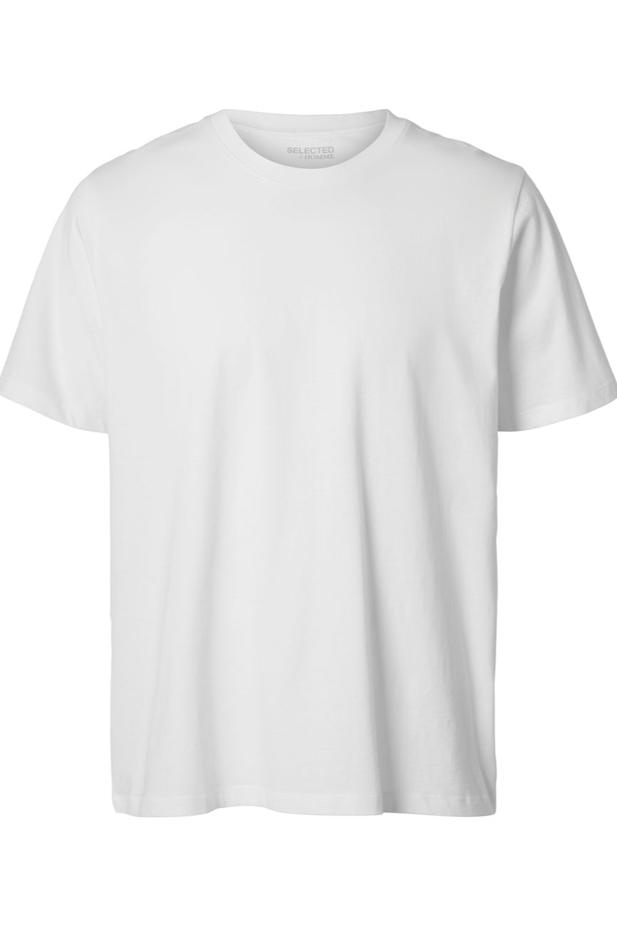 selected muska basic majica bela