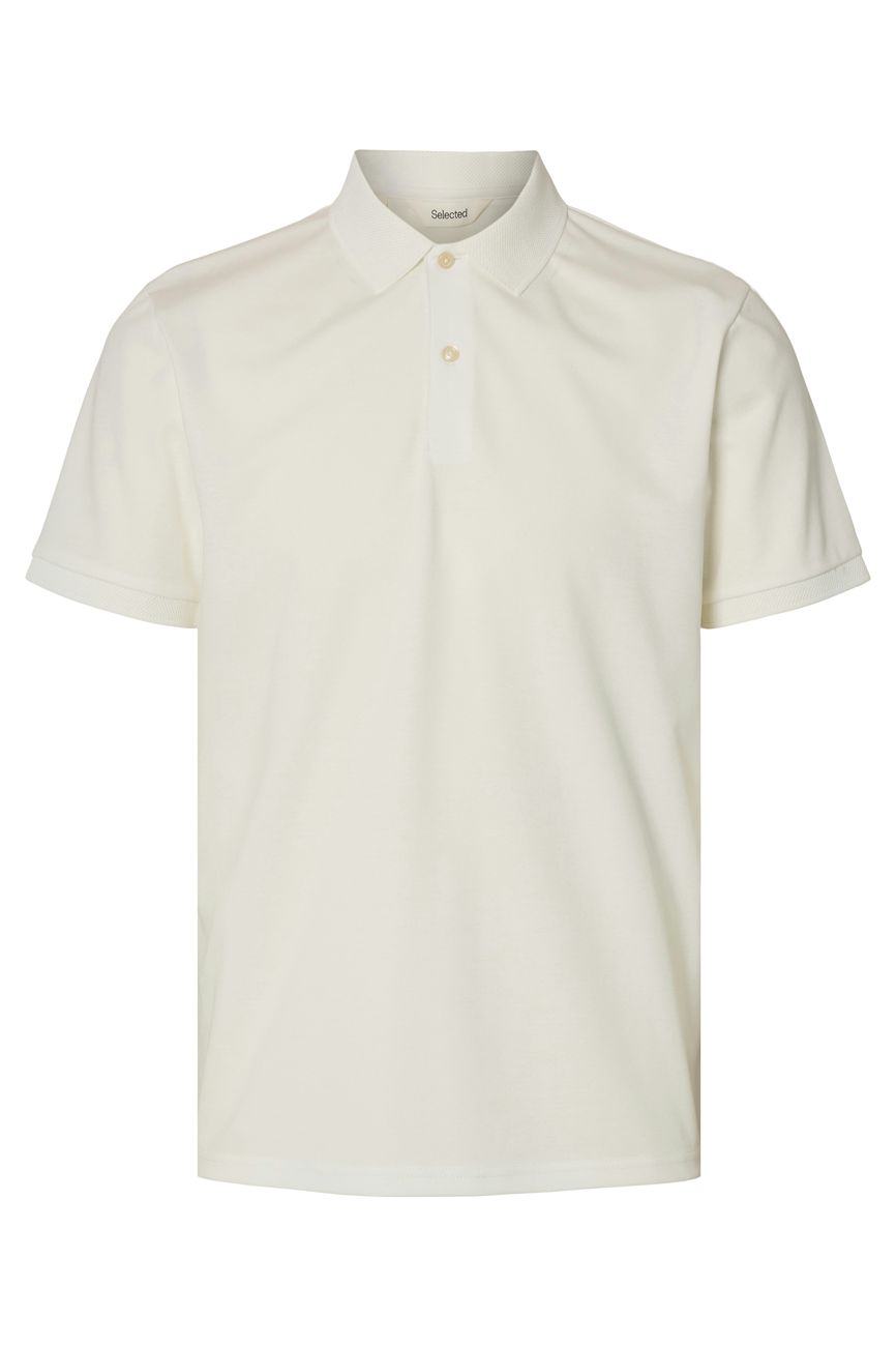 selected muska polo majica bela