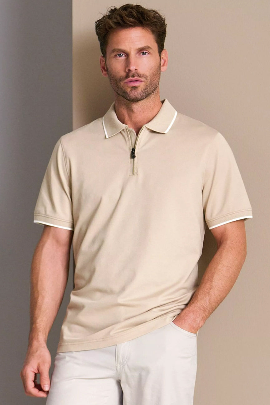 bogner timo muska polo majica na rajsferslus Bež