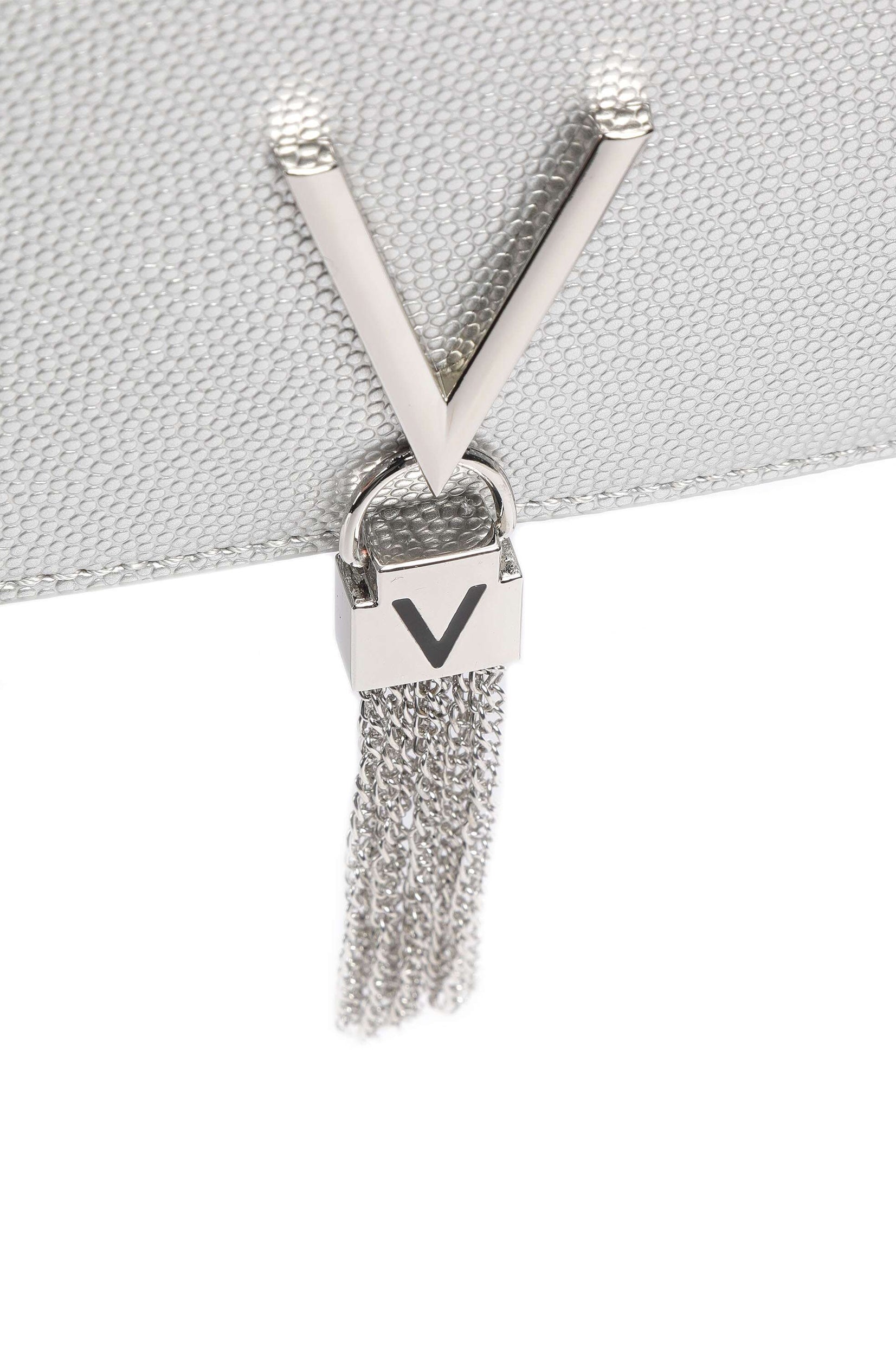 siva elegantna valentino torbica na preklop