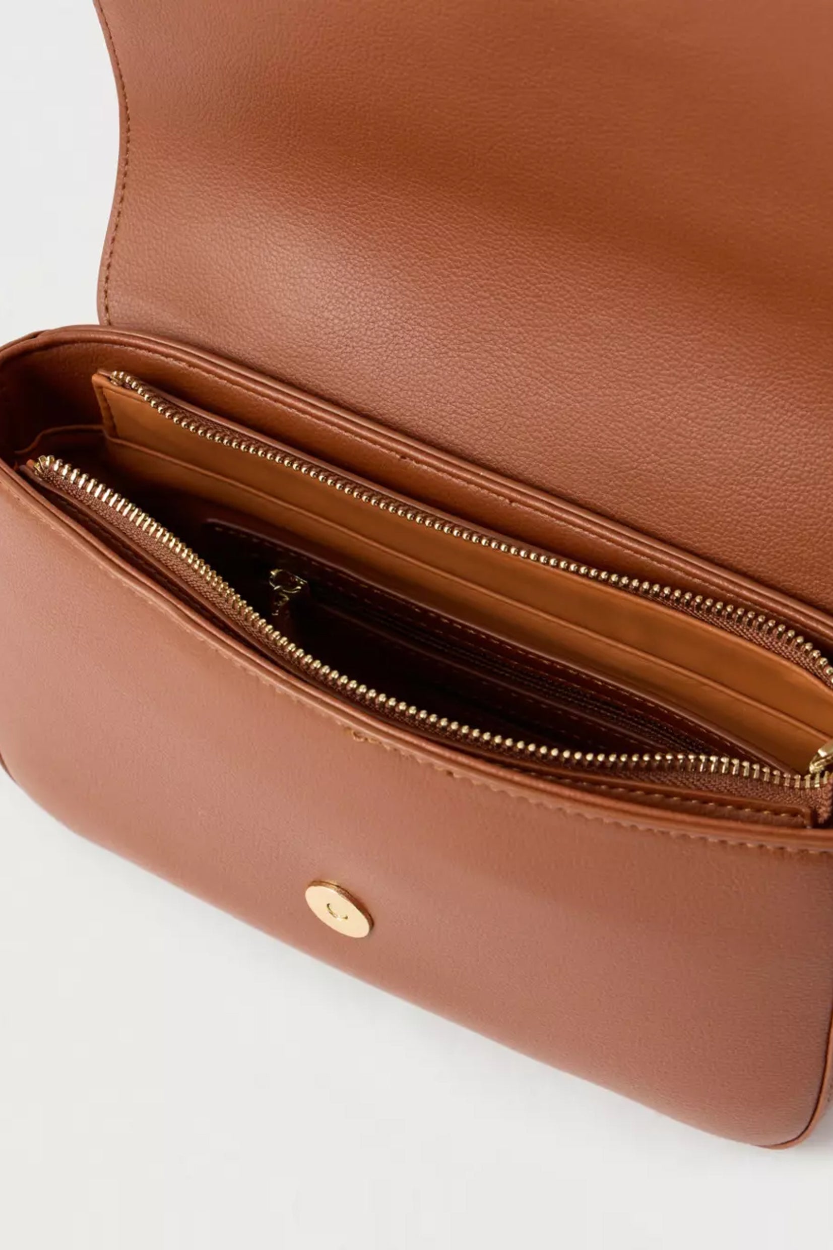 braon valentino torbica na preklop