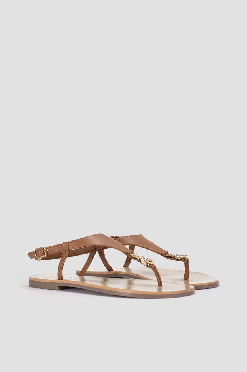 Patrizia Pepe Ženske sandale braon
