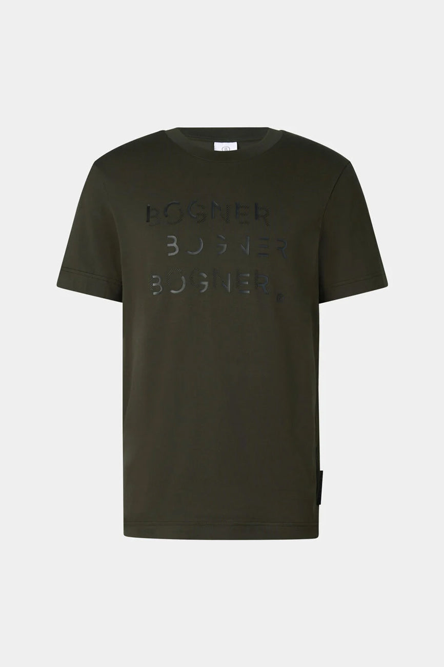 bogner ryan muska majica tamno zelena