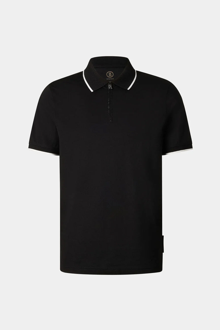 bogner timo muska polo majica na rajsferslus crna