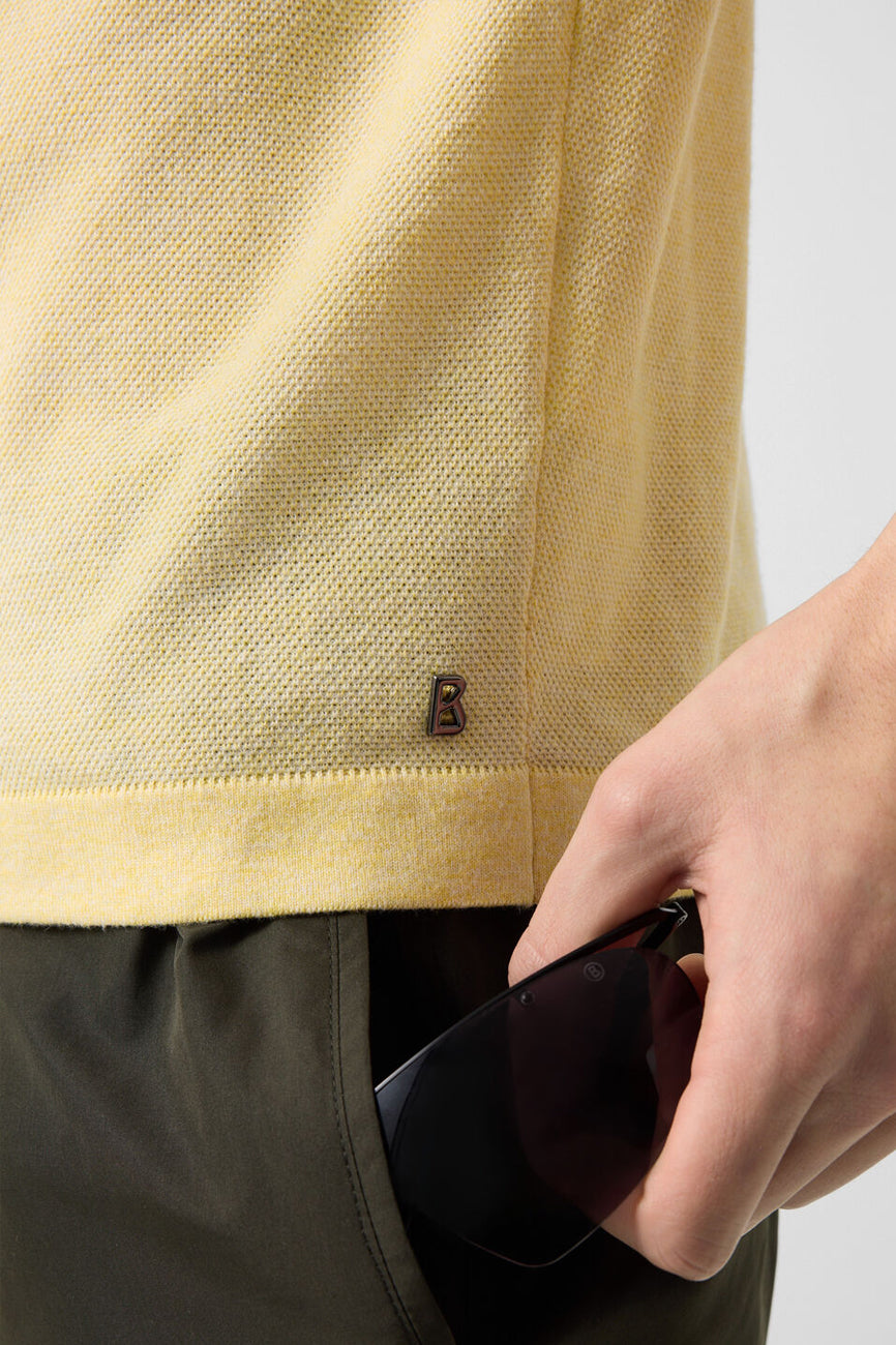 bogner lyon muska polo majica zuta