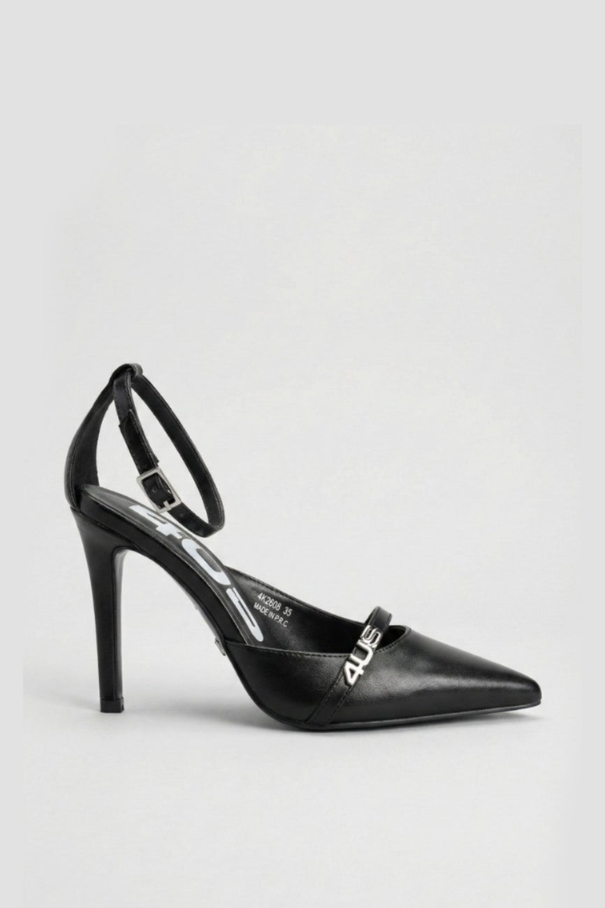 paciotti 4us zenske stikle sa otvorenom petom na stiklu crna