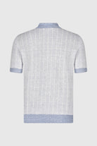 gran sasso muska pletena polo majica plava