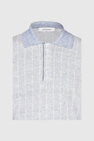 gran sasso muska pletena polo majica plava