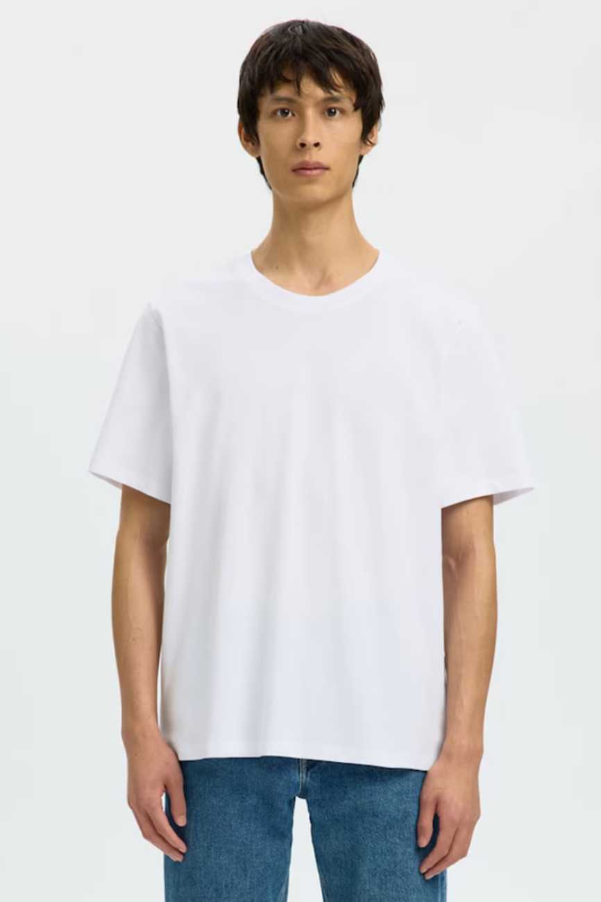 selected muska majica bela