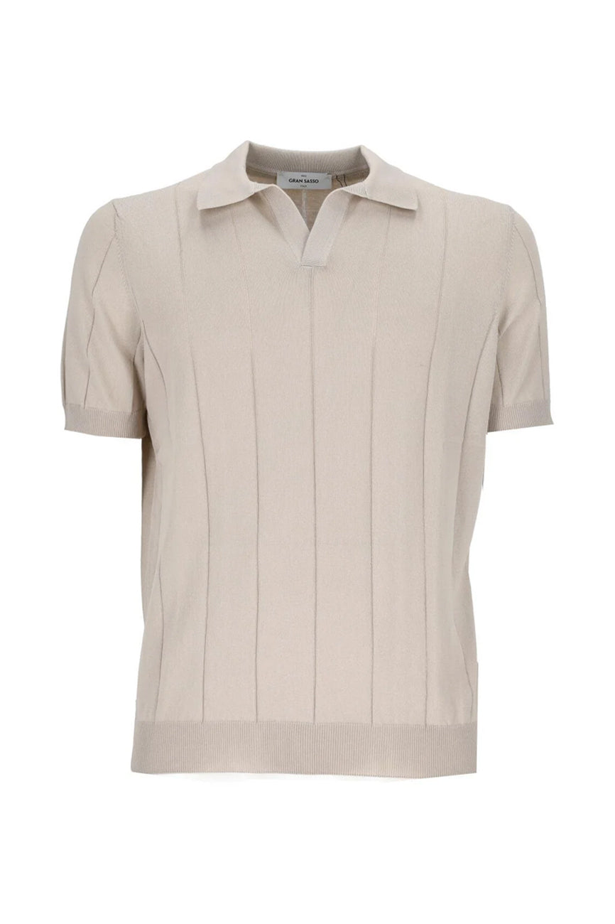 gran sasso muska pletena polo majica bez