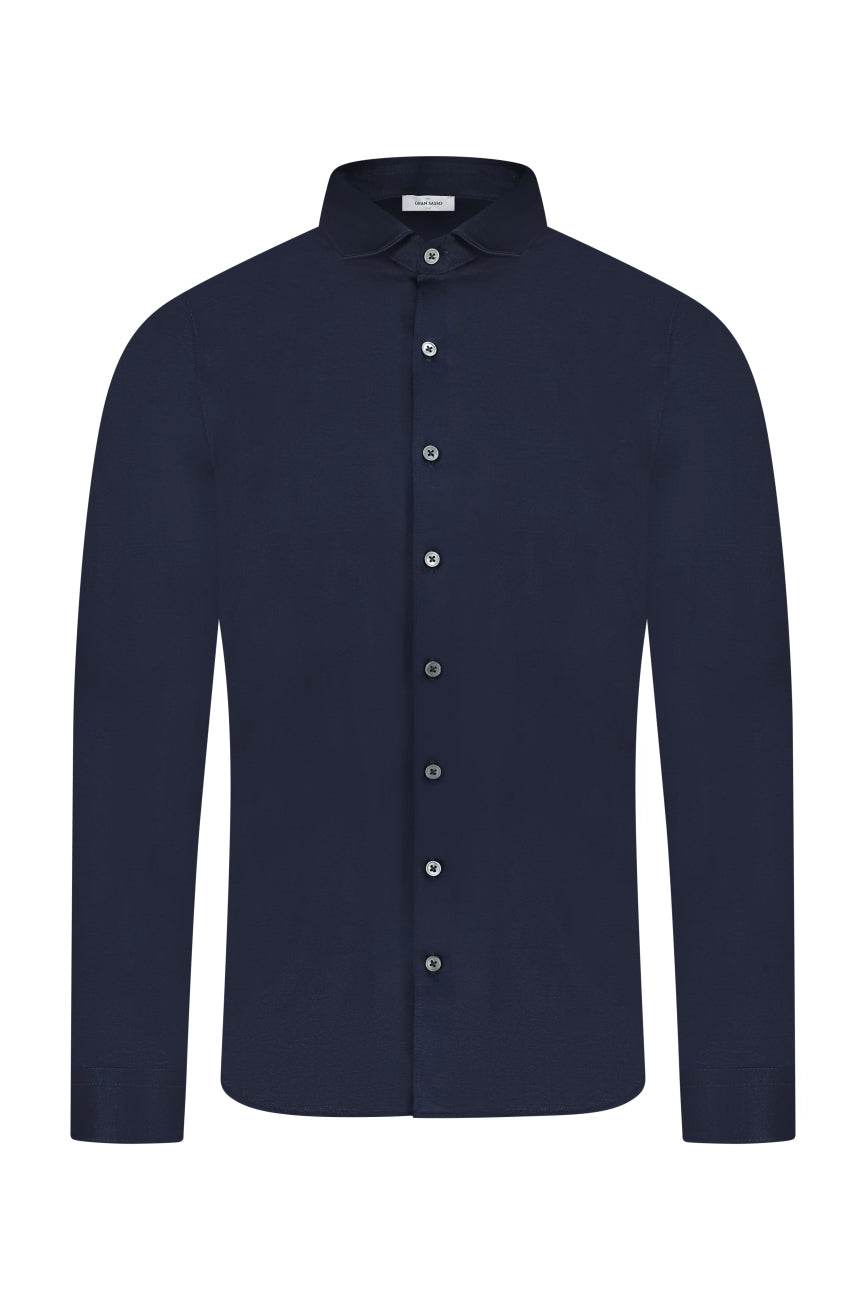 gran sasso muska kosulja teget