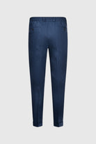 GRAN SASSO Muške lanene pantalone teget