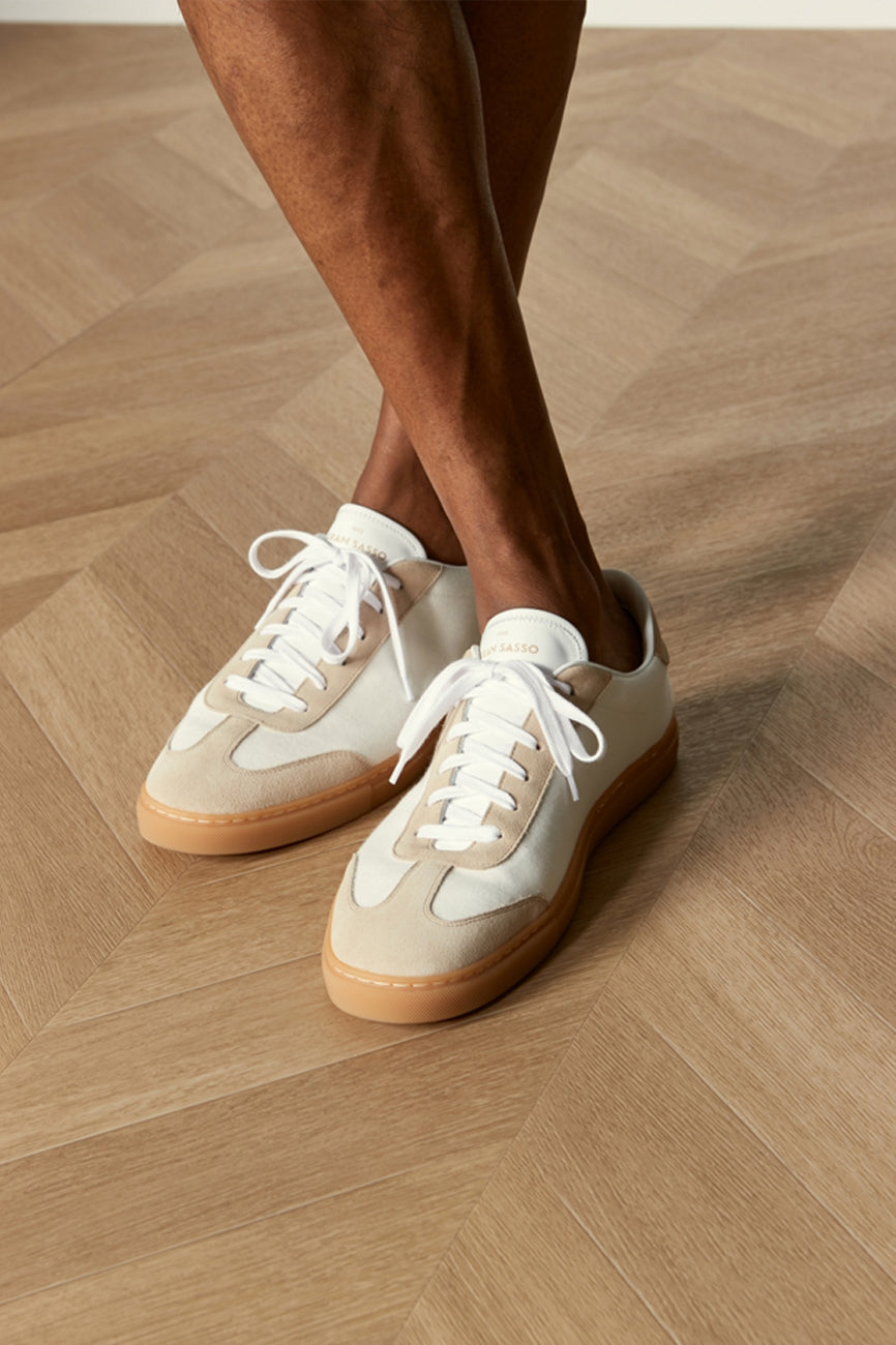 gran sasso muske kozne patike bela