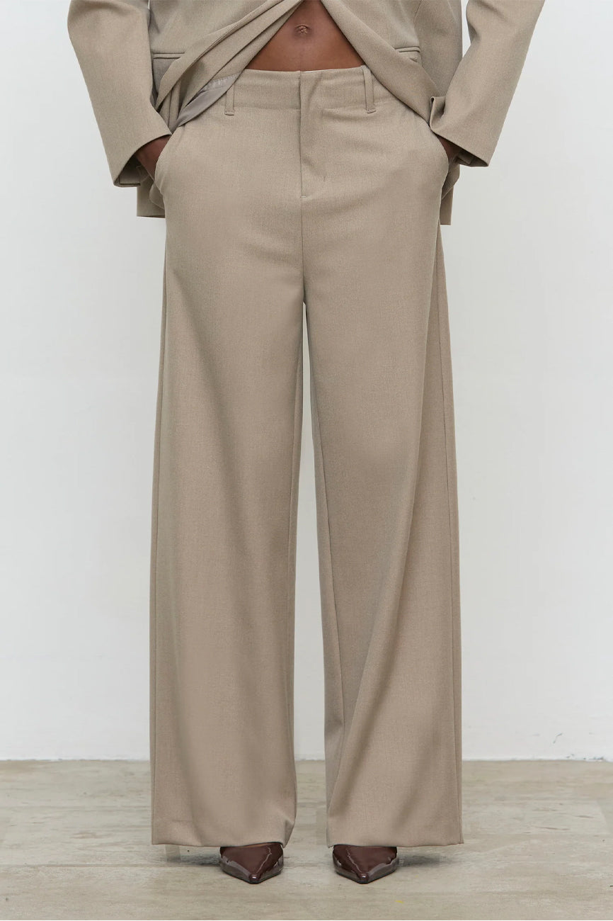 ELEH ženske široke pantalone bez