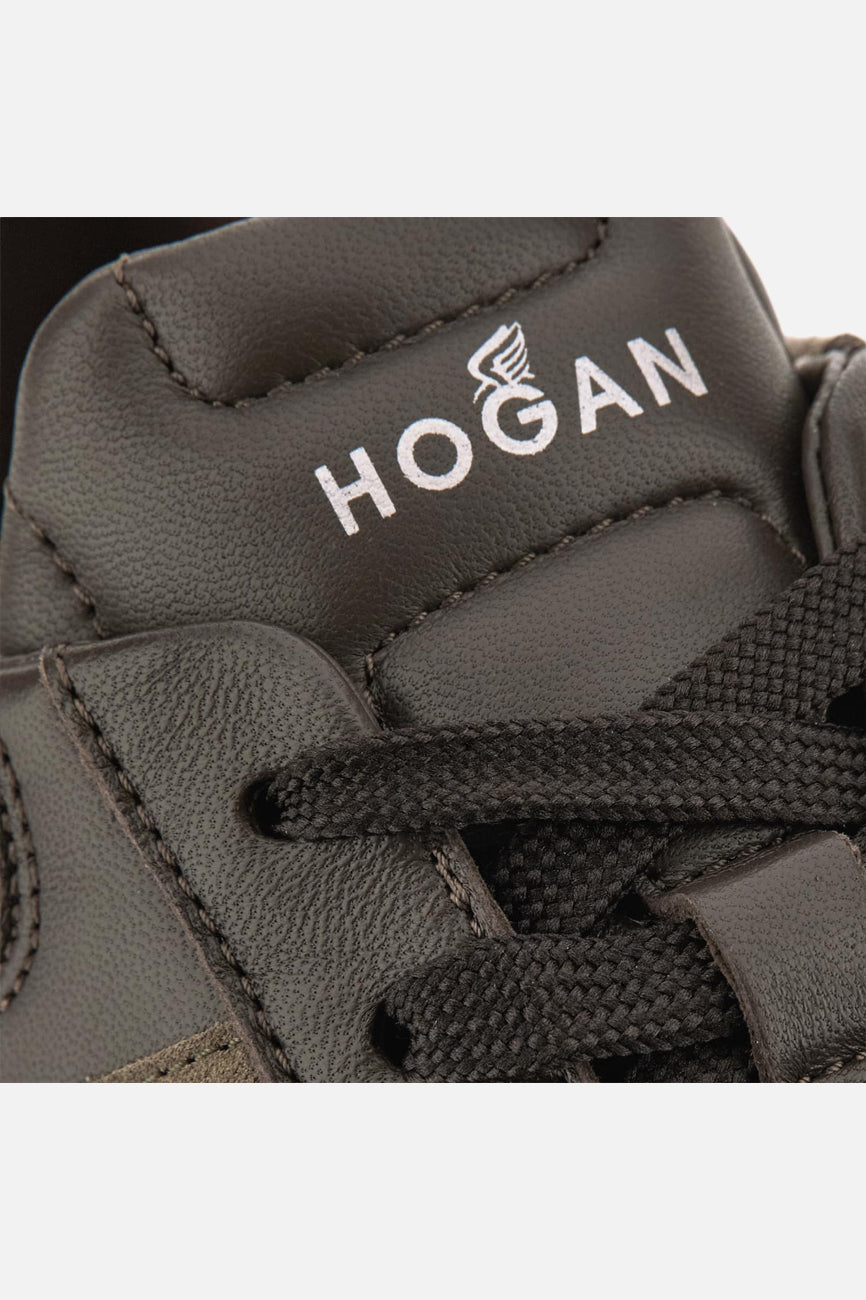 HOGAN H-Stripes muške patike braon