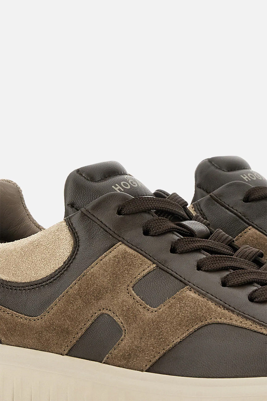 HOGAN H-Stripes muške patike braon