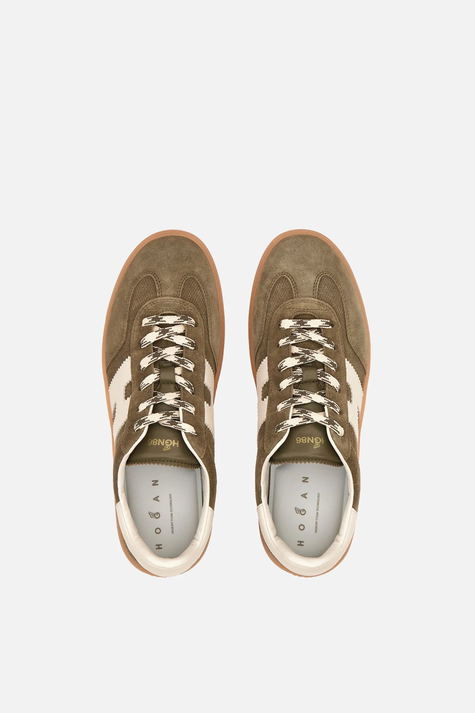 hogan muske kozne patike zelena boja