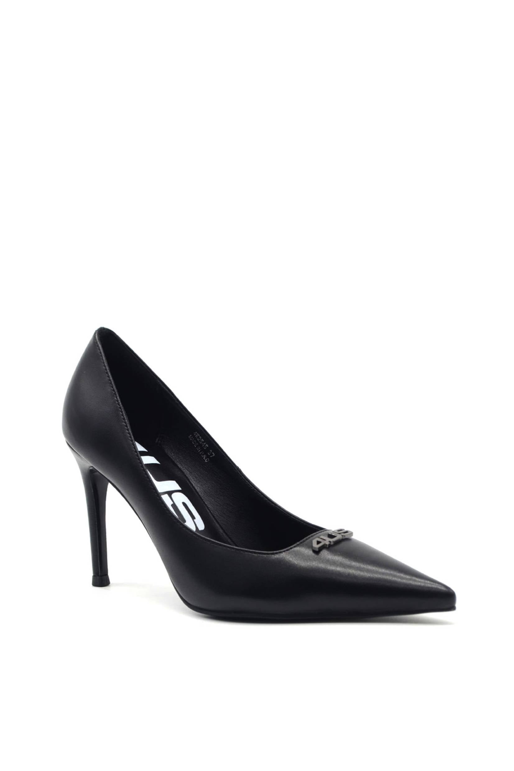 4us paciotti zenske salonke na stiklu crna