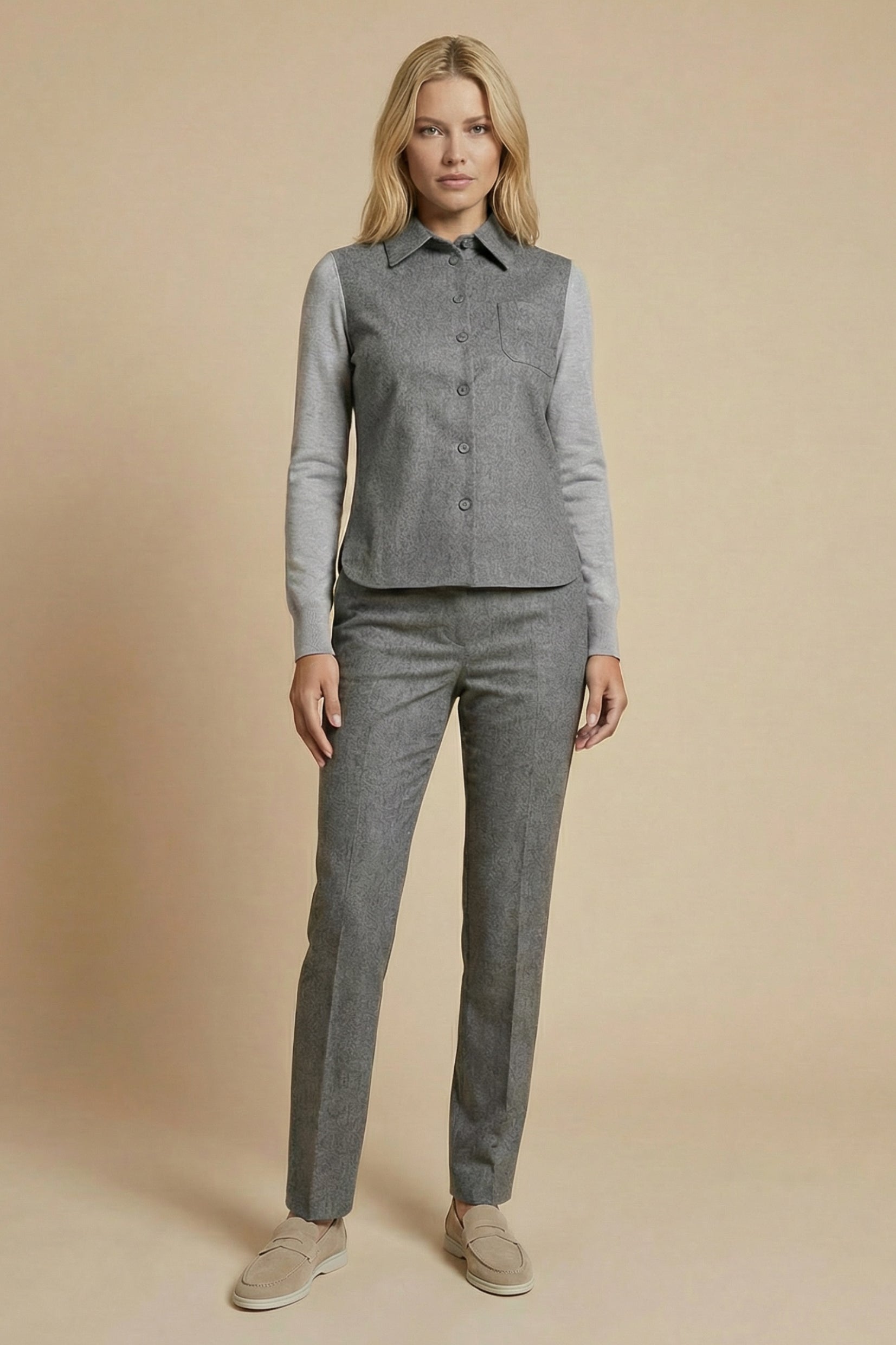 gran sasso pantalone siva boja