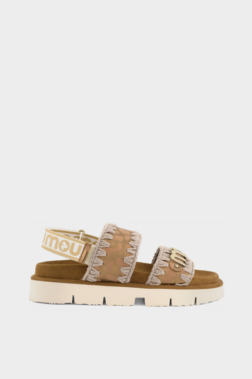 mou bio zenske sandale braon