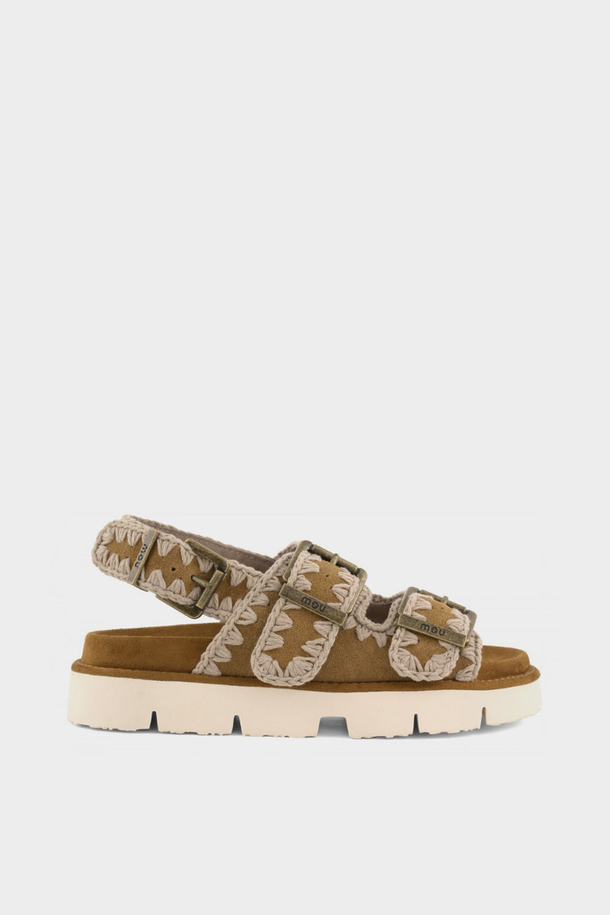 mou zenske sandale sa kaisevima braon