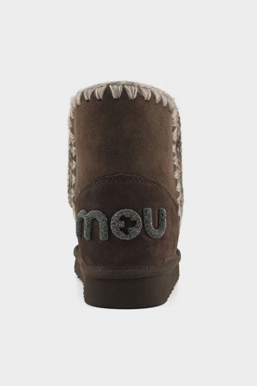 MOU Eskimo 18 Glitter ženske čizme braon