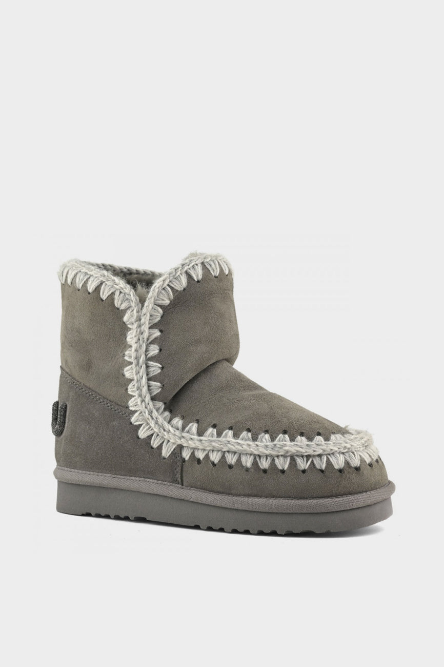 MOU Eskimo 18 Glitter ženske čizme siva