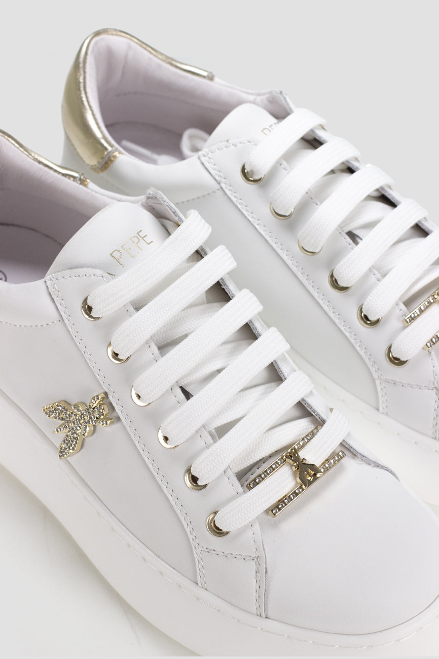 patrizia pepe zenske patike bela